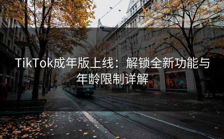 TikTok成年版上线：解锁全新功能与年龄限制详解  第1张