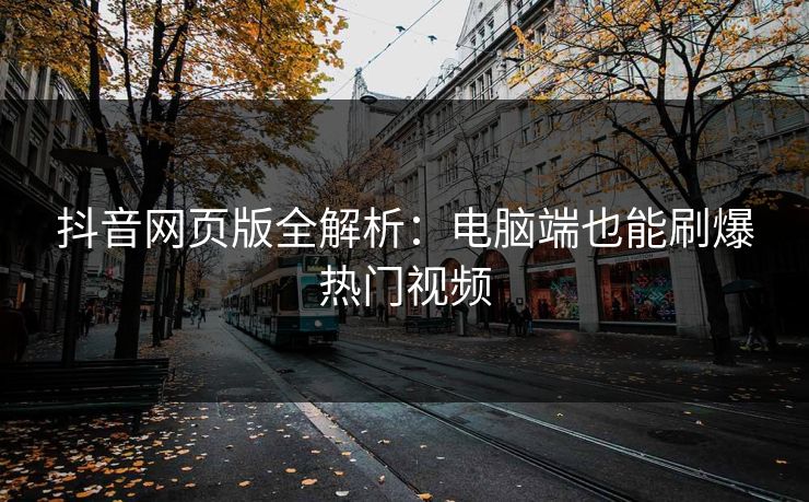抖音网页版全解析：电脑端也能刷爆热门视频  第1张